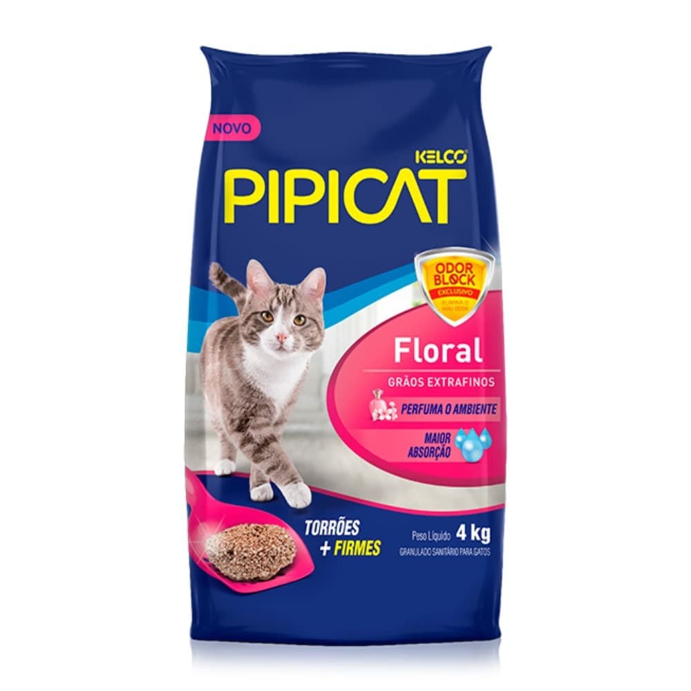 AREIA PIPICAT FLORAL 4KG