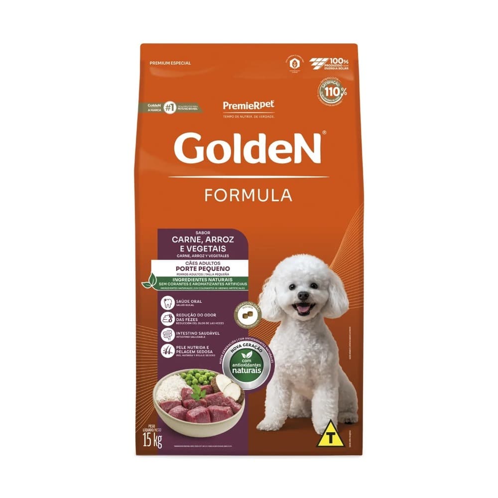 GOLDEN FORM CAES ADULTO CARNE MINI BITS 15KG