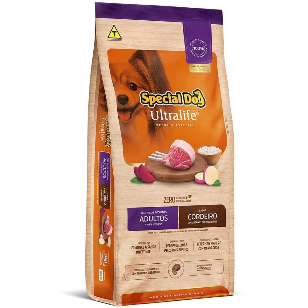 SPECIAL DOG ADULTO RAC PEQ CORDEIRO 10,1KG