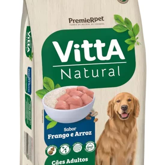 VITTA NATURAL CAES ADUL FRANGO E ARROZ 15K