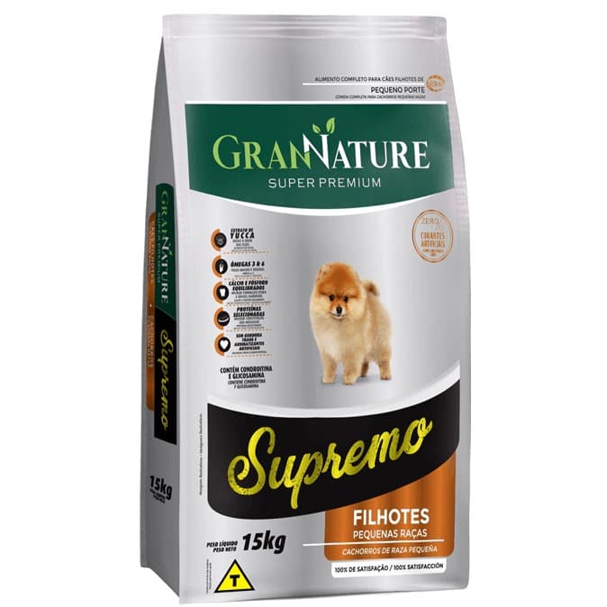 GRAN NATURE S. PREMIUM FILHOTE PEQ RAC 10,1KG